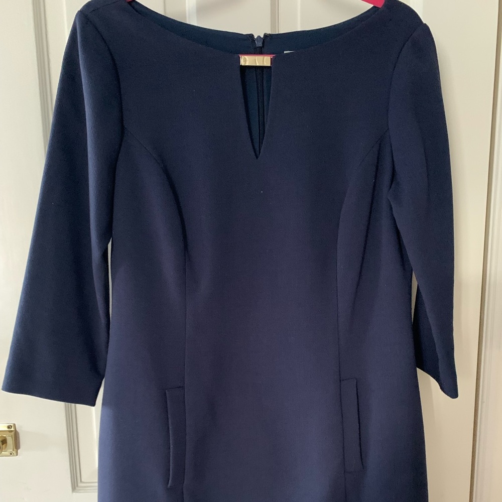 Eliza J Navy Dress